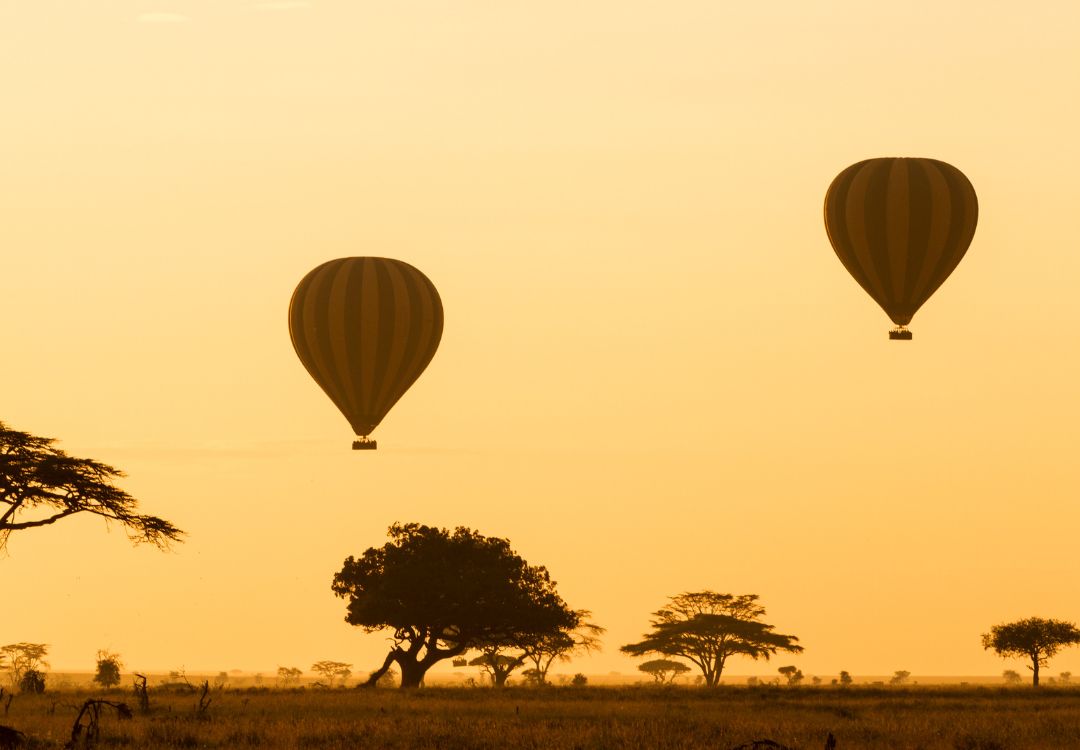 hot air balloon safari tarangire